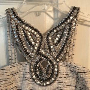 STUNNING!!! laundry by Shelli Segal beaded evening dress Size 4